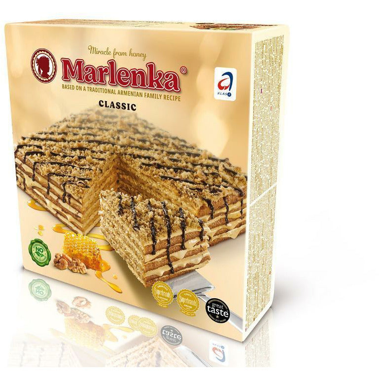 Marlenka Honey Cake with Walnuts 800g - Ace Market