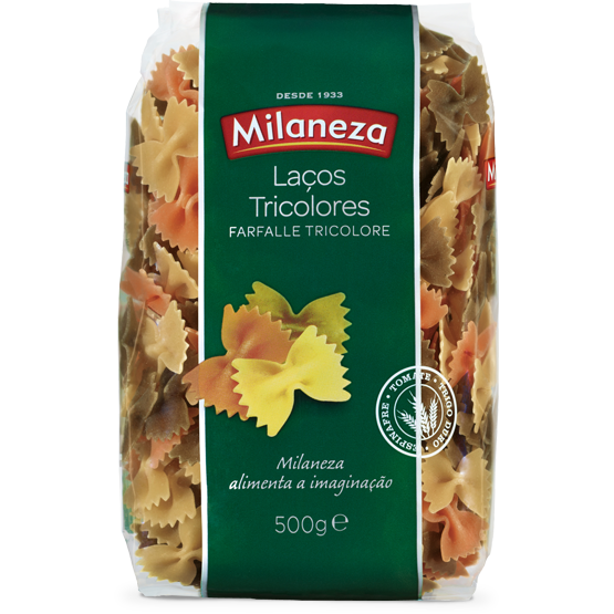 Milaneza Farfalle Tricolore (Lacos Tricolores) 500g - Ace Market