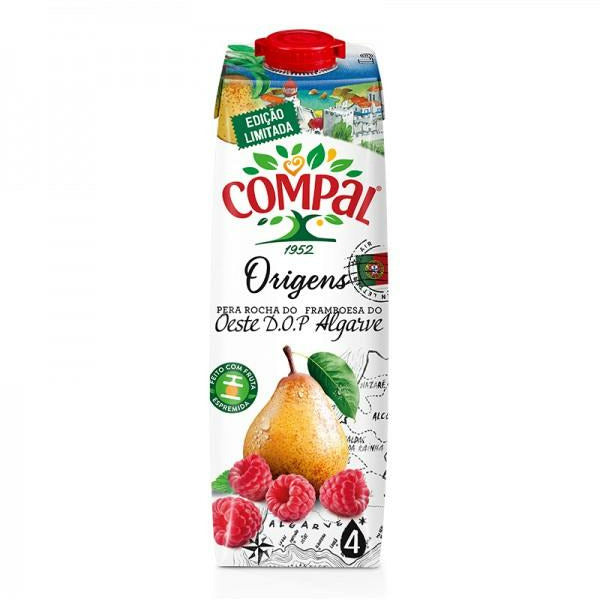 Compal Rocha Pear and Raspberry 1l - Ace Market
