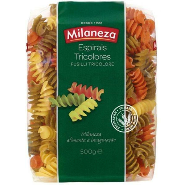 Milaneza Fusili Tricolori (Espirais Tricolores) 500g - Ace Market