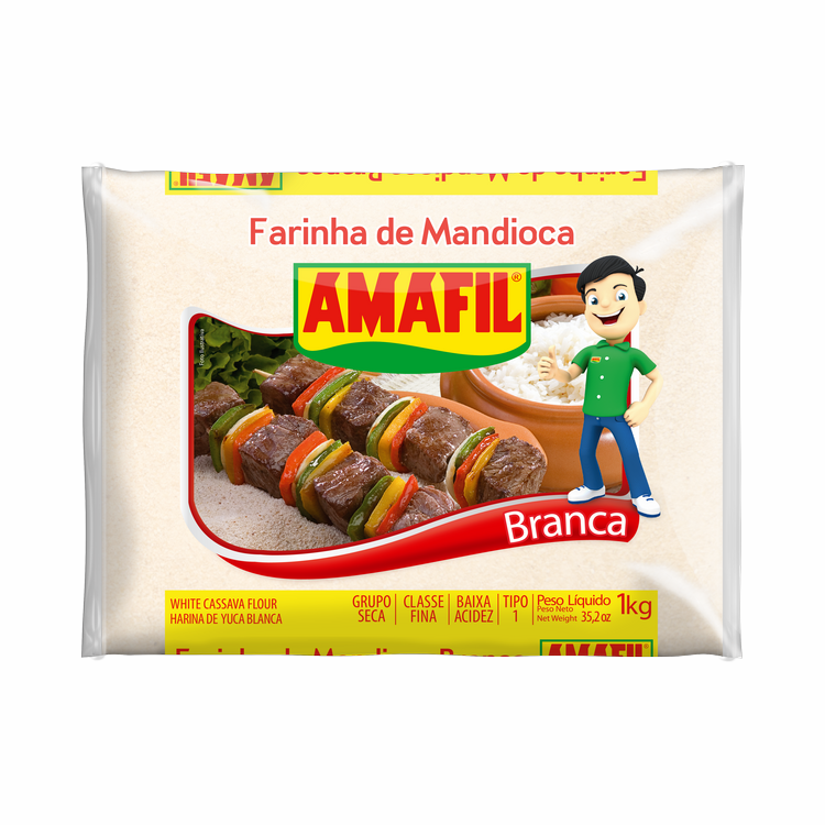 Amafil Farinha De Mandioca Branca 500g - Ace Market