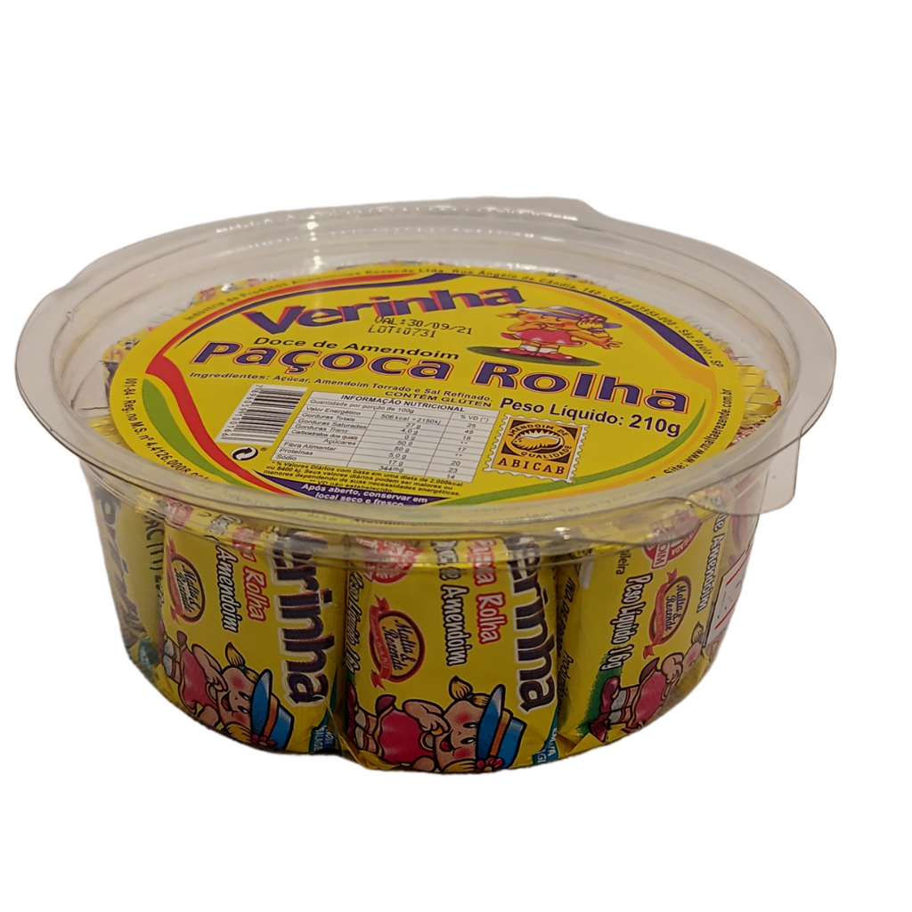 Verinha Pacoca Rolha 210g - Ace Market